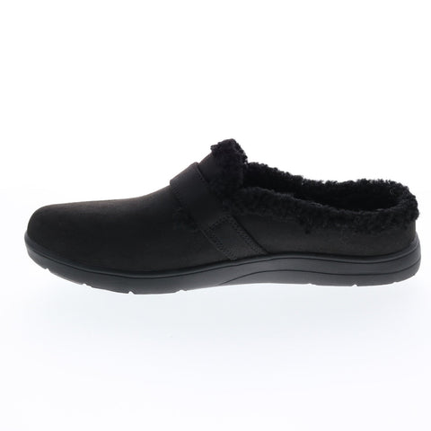 Skechers Arch Fit Lounge Laid Back 175131 Womens Black Canvas Slippers  Clogs Shoes 6.5