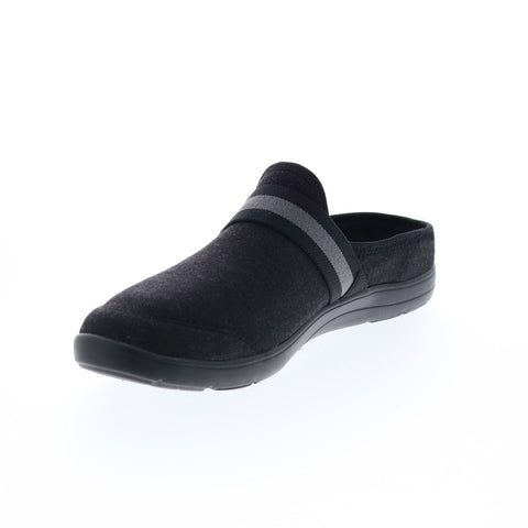 Skechers Arch Fit Lounge Comfy 175135 Womens Black Canvas Slippers Clogs Shoes