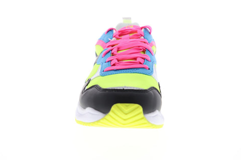 Diadora Whizz Run Fluo FL 175470-C0871 Mens Black Nylon & Synthetic Low Top Sneakers