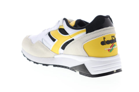 Diadora N9002 Beta 175498-C8224 Mens White Suede Lace Up Low Top Sneakers Shoes