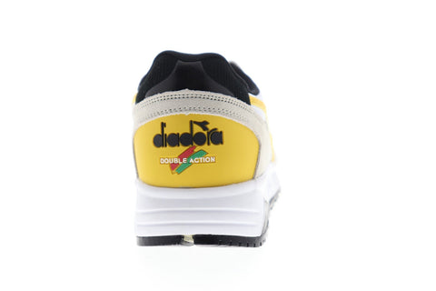 Diadora N9002 Beta 175498-C8224 Mens White Suede Lace Up Low Top Sneakers Shoes