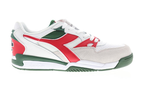 Diadora Rebound Ace Beta 175499-C5283 Mens White Suede Low Top Sneakers Shoes