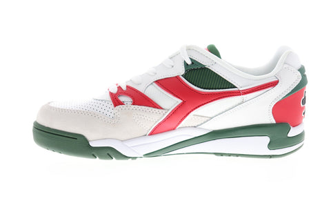 Diadora Rebound Ace Beta 175499-C5283 Mens White Suede Low Top Sneakers Shoes