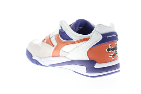 Diadora Rebound Ace Beta 175499-C6150 Mens White Suede Low Top Sneakers Shoes