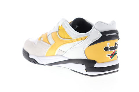 Diadora Rebound Ace Beta 175499-C8224 Mens White Suede Low Top Sneakers Shoes