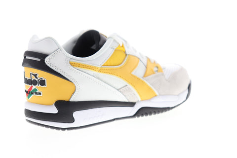 Diadora Rebound Ace Beta 175499-C8224 Mens White Suede Low Top Sneakers Shoes