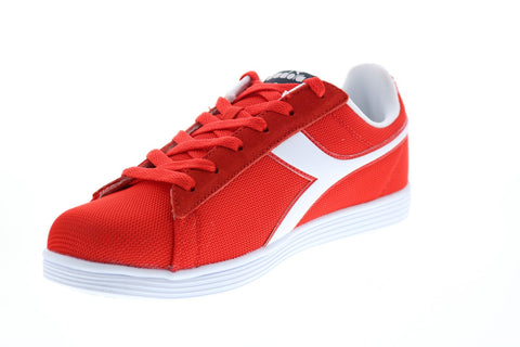 Diadora Court Fly 175743-45032 Mens Red Canvas Lifestyle Sneakers Shoes