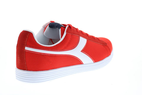 Diadora Court Fly 175743-45032 Mens Red Canvas Lifestyle Sneakers Shoes