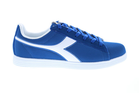 Diadora Court Fly 175743-60042 Mens Blue Canvas Lifestyle Sneakers Shoes