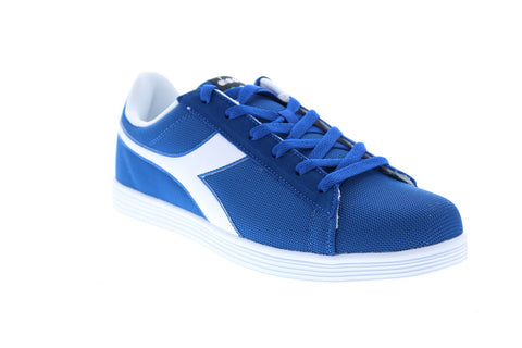 Diadora Court Fly 175743-60042 Mens Blue Canvas Lifestyle Sneakers Shoes
