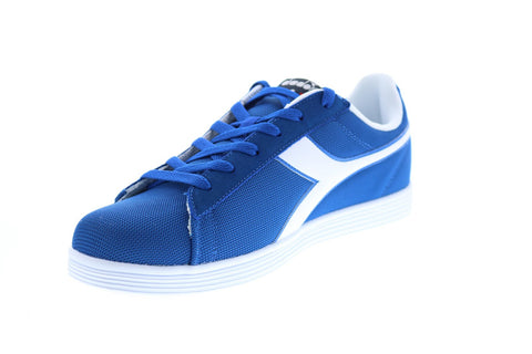 Diadora Court Fly 175743-60042 Mens Blue Canvas Lifestyle Sneakers Shoes