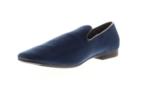 Giorgio Brutini Cress 176033 Mens Blue Canvas Slip On Casual Loafers Shoes