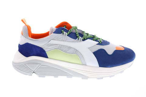 Diadora Rave Nylon 176639-20015 Mens White Leather Lifestyle Sneakers Shoes