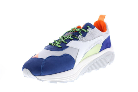 Diadora Rave Nylon 176639-20015 Mens White Leather Lifestyle Sneakers Shoes