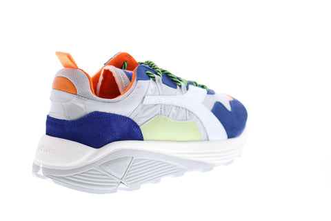 Diadora Rave Nylon 176639-20015 Mens White Leather Lifestyle Sneakers Shoes