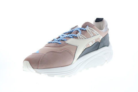 Diadora Rave Nylon 176639-30055 Mens Pink Leather Lifestyle Sneakers Shoes