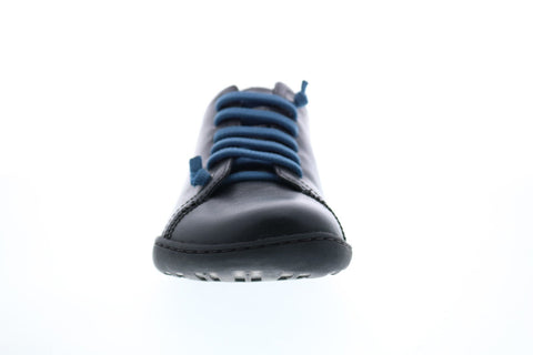 Camper Peu Cami 17665-014 Mens Black Leather Lace Up Euro Sneakers Shoes