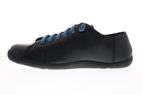 Camper Peu Cami 17665-014 Mens Black Leather Lace Up Euro Sneakers Shoes