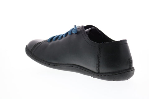 Camper Peu Cami 17665-014 Mens Black Leather Lace Up Euro Sneakers Shoes