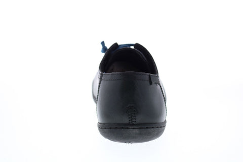 Camper Peu Cami 17665-014 Mens Black Leather Lace Up Euro Sneakers Shoes