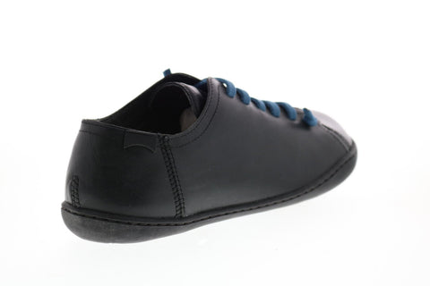 Camper Peu Cami 17665-014 Mens Black Leather Lace Up Euro Sneakers Shoes