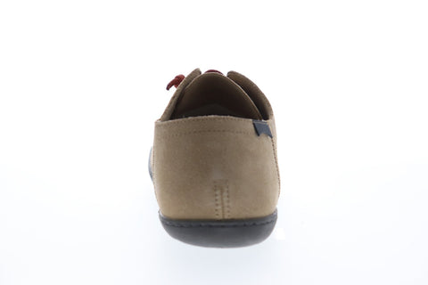 Camper Peu Cami 17665-183 Mens Brown Tan Suede Lace Up Low Top Sneakers Shoes