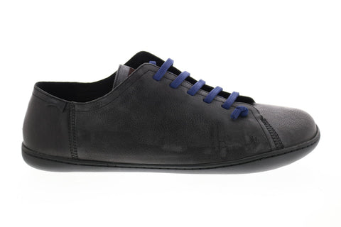 Camper Peu Cami 17665-209 Mens Black Leather Lace Up Euro Sneakers Shoes