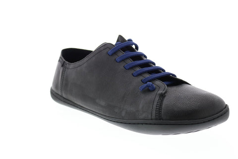 Camper Peu Cami 17665-209 Mens Black Leather Lace Up Euro Sneakers Shoes