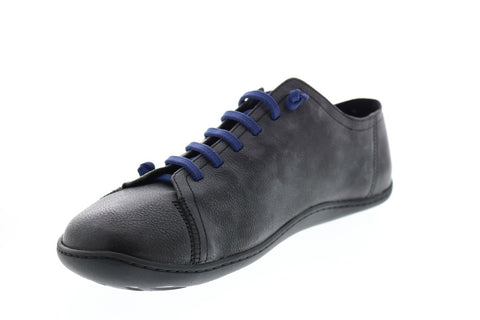 Camper Peu Cami 17665-209 Mens Black Leather Lace Up Euro Sneakers Shoes