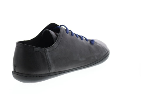 Camper Peu Cami 17665-209 Mens Black Leather Lace Up Euro Sneakers Shoes