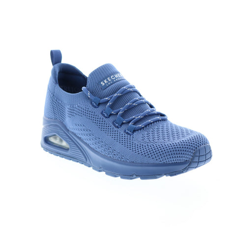 Skechers Uno Everywear 177102 Womens Blue Lace Up Lifestyle Sneakers S ...