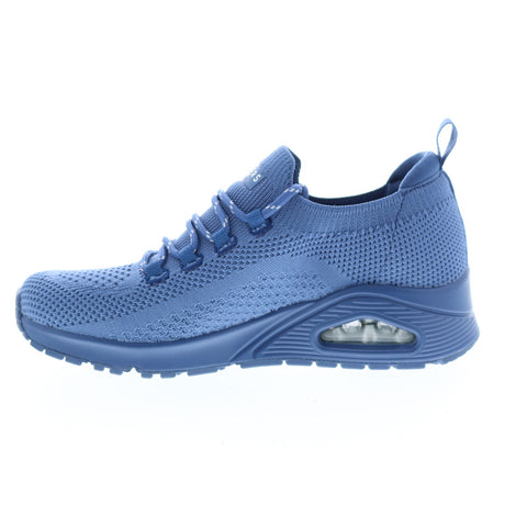 Skechers Uno Everywear 177102 Womens Blue Lace Up Lifestyle Sneakers Shoes