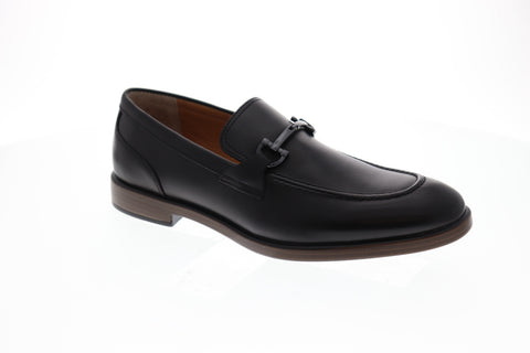 Giorgio Brutini Sullivan Mens Black Leather Casual Dress Loafers Shoes