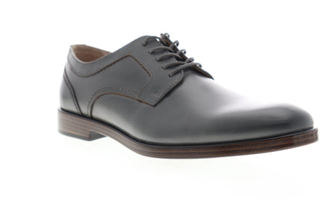 Giorgio Brutini Shea 177258 Mens Gray Leather Low Top Plain Toe Oxfords Shoes