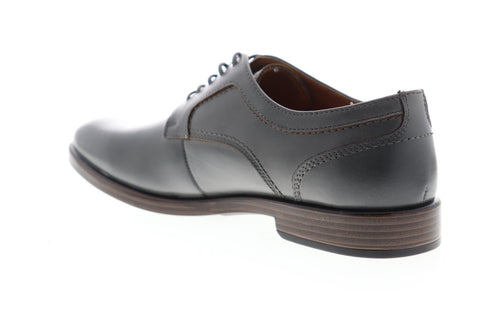 Giorgio Brutini Shea 177258 Mens Gray Leather Low Top Plain Toe Oxfords Shoes