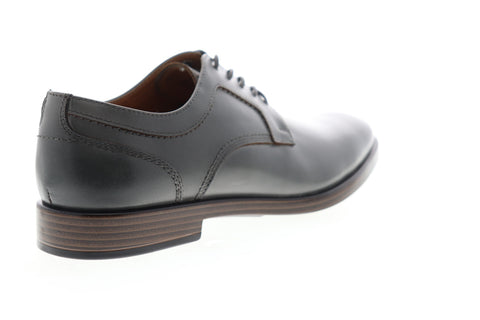 Giorgio Brutini Shea 177258 Mens Gray Leather Low Top Plain Toe Oxfords Shoes