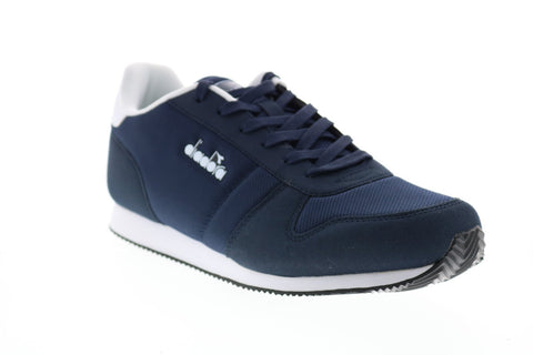 Diadora Snap Run 177260-60047 Mens Blue Canvas Lifestyle Sneakers Shoes