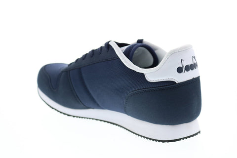 Diadora Snap Run 177260-60047 Mens Blue Canvas Lifestyle Sneakers Shoes