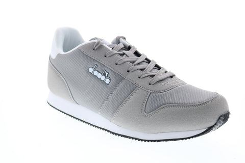 Diadora Snap Run 177260-75061 Mens Gray Suede Lifestyle Sneakers Shoes