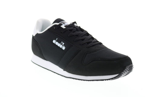 Diadora Snap Run 177260-80013 Mens Black Canvas Lifestyle Sneakers Shoes