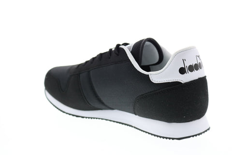 Diadora Snap Run 177260-80013 Mens Black Canvas Lifestyle Sneakers Shoes