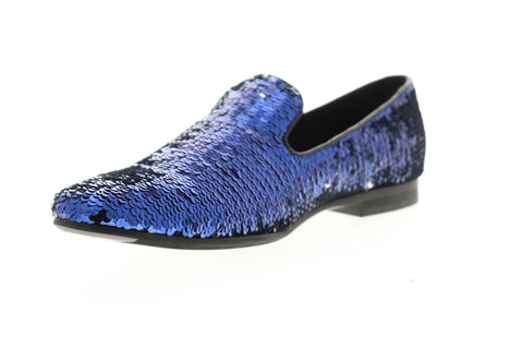 Giorgio Brutini Cohort 179303 Mens Blue Low Top Slip On Casual Loafers Shoes