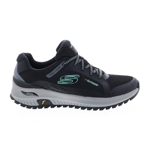 Skechers Arch Fit Discover Hiking 180081 Womens Black Athletic Hiking Shoes