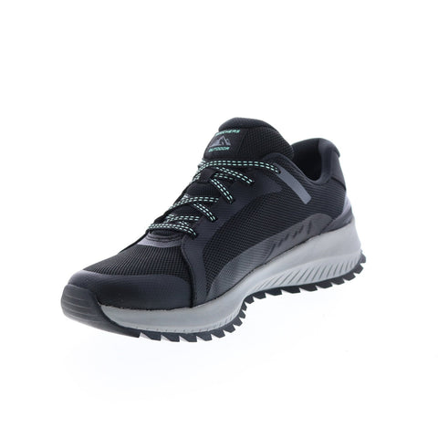 Skechers Arch Fit Discover Hiking 180081 Womens Black Athletic Hiking Shoes
