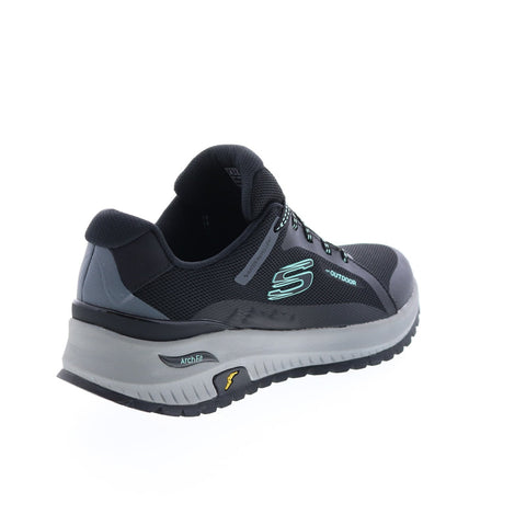 Skechers Arch Fit Discover Hiking 180081 Womens Black Athletic Hiking Shoes