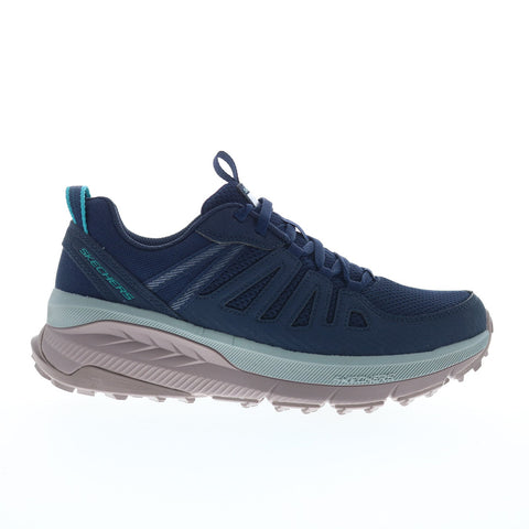 Skechers Switch Back Cascades 180162 Womens Blue Mesh Hiking Athletic Shoes