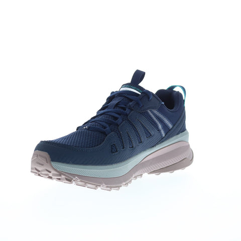 Skechers Switch Back Cascades 180162 Womens Blue Mesh Hiking Athletic Shoes