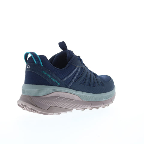 Skechers Switch Back Cascades 180162 Womens Blue Mesh Hiking Athletic Shoes