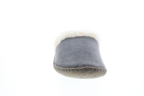Sorel Nakiska Slide II 1807871052 Womens Gray Suede Mules Slippers Shoes