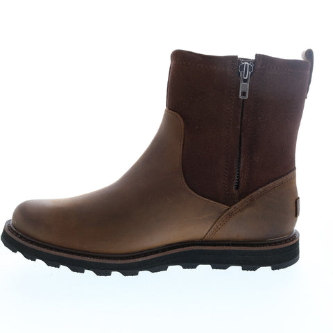 Sorel Madson Zip Waterproof 1808011256 Mens Brown Leather Casual Dress Boots